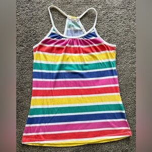 Warehouse one  Rainbow Striped tank top